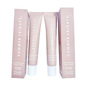 Vanilla Beige(2 pack) Summer Fridays Lip Butter Balm Conditioning Lip Mask New